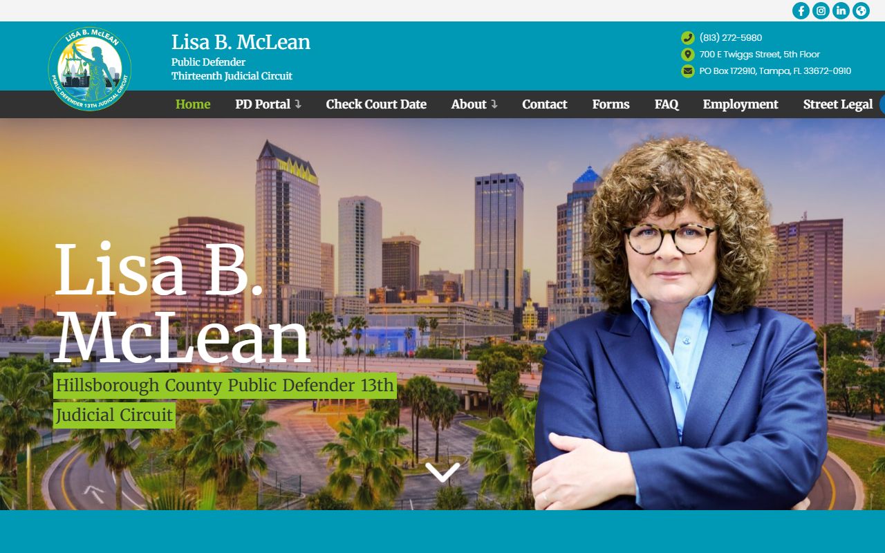 Hillsborough County public defender homepage court records